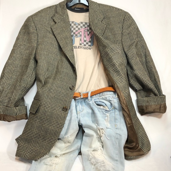 Polo Ralph Lauren Jackets & Blazers - Vintage Polo Ralph Lauren Plaid Wool Blazer
